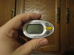 "Pedometer" for tracking number of steps. Photo credit: Tojosan on Flickr