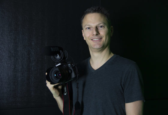 Photo of Ryan Radford, teacher of video production and graphic design at Walnut Grove Secondary School