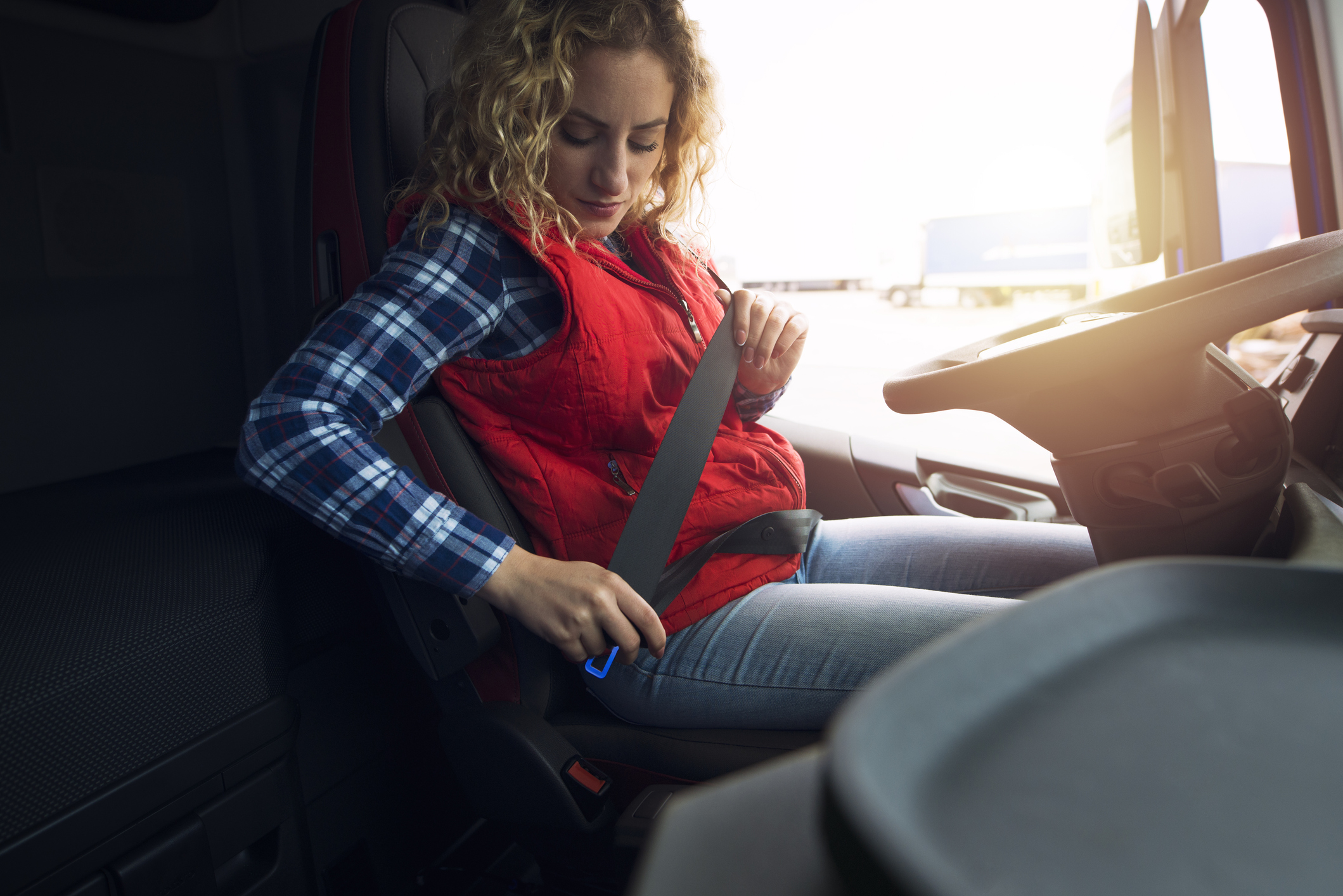 Keeping in line with seat belt laws and public safety Speaking of Safety